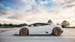 Lamborghini Huracan LP610-4 Bianco Avus by EVS Motors on ADV.1 Wheels (ADV5.0 M.V2 CS) 2018 года